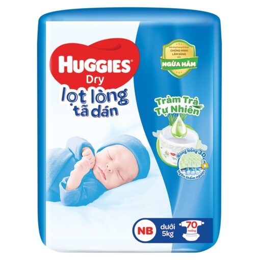 bim ta dan huggies size newborn 70 mieng duoi 5kg 5