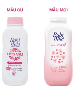 phan rom cho be babi mild white sakura 160g 1