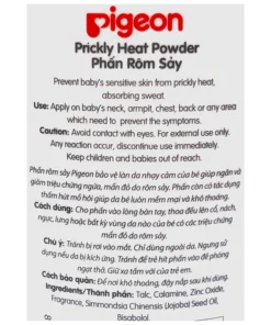 phan rom say pigeon baby powder prickly heat 100g 5